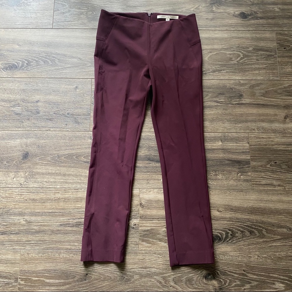 VERONICA BEARD Maroon Dress Pant Slacks